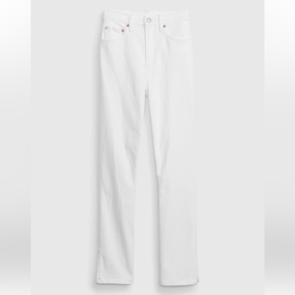 Gap White Vintage Slim High Rise Jeans - Picture 3 of 6